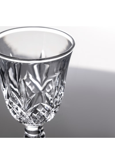 Madame Coco Dublin 4'lü Şarap Kadehi Seti - 240 Ml - Şeffaf 8684427129685 Çok Renkli