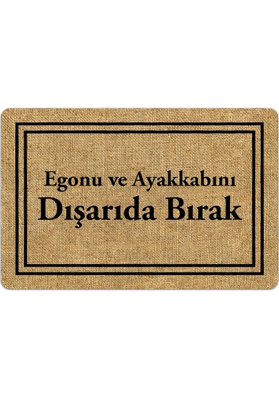 Evaşk Kapı Önü Paspası Vinil Kaymaz Tabanlı 45 X 70 Evaşkdm10006