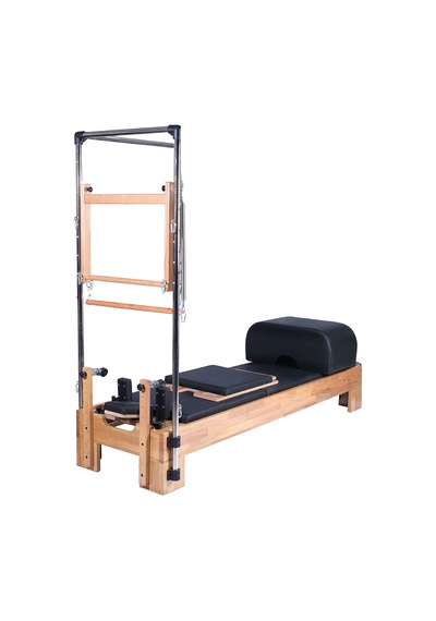 Reforcat Tower Siyah Reformer Plus (+) Pilates Aleti