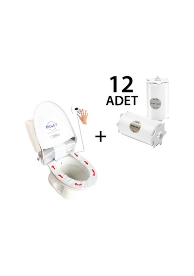 Palex Sensörlü Hijyenik Klozet Kapağı + 12 Adet Yedek Rulo