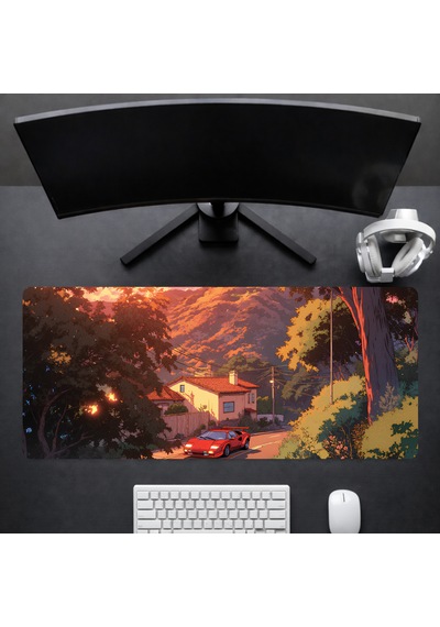 90x40 Cm Araba Desenli Oyuncu Gaming Mouse Pad Kaymaz Kauçuk Taban Fare Altlığı Xxl Mousepad Anatolian Serisi 01