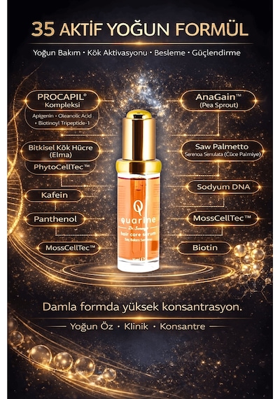 Dr. Sammy's Quarine 2 Aylık Saç Bakım Seti 2 Serum+1