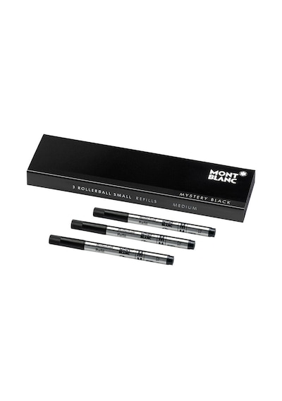 Montblanc 3 Rollerball Small Refills M Mystery Black 107323