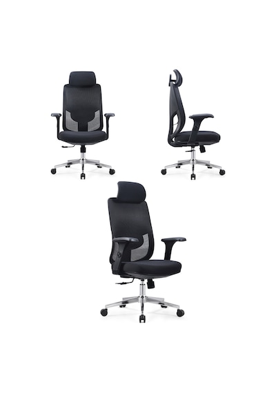 Ofisbazaar Atlas Premium Ergonomik Fileli Yönetici Koltuğu Başlıklı Ofis Ve Çalışma Koltuğu Siyah Siyah Ofisbazaar Atlas Premium Ergonomik Fileli Yönetici Koltuğu Başlıklı Ofis Ve Çalışma Koltuğu Siyah Siyah