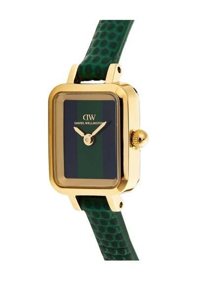 Daniel Wellington Quadro Mini Green Lizard Warwick Gold Dw00600958 Kadın Kol Saati Altın