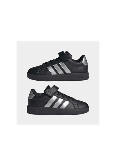 Adidas Grand Court 3.0 El C Unisex Çocuk Sneaker Kı7191 Siyah