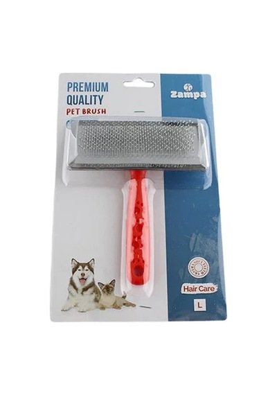 Zampa Slikon Top Başlıklı Kedi ve Köpek Fırçası Large 14x11.5cm,