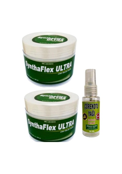 Synthaflex Ultra Sırt Diz Vücut Sızıları İçin Masaj Bakım Kremi 100 Ml X 2 Adet+masaj Yağı İle 30 Ml