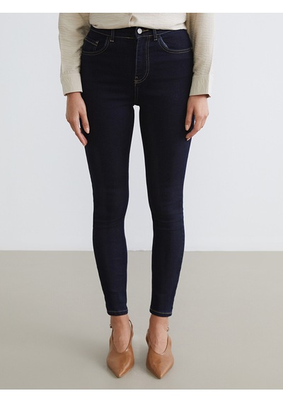 Lcw Comfort İndigo Süper Skinny Fit Kadın Jean Pantolon