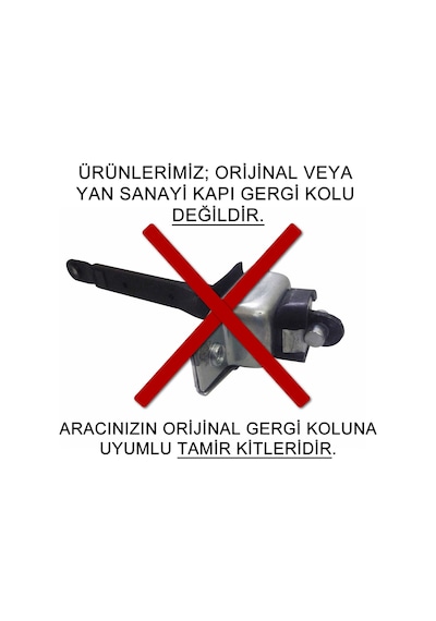 Barrer Ford Mondeo Kapı Gergi (Limitör) Tamir Kiti(2 Kapı Set) 2000-2007