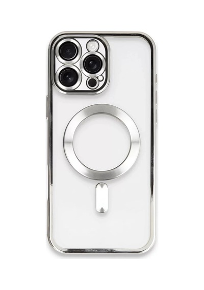 Newface Apple İphone 16 Pro Max Kılıf Kross Magneticsafe Kapak - Gümüş