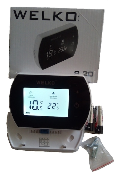Welko Kablolu Dijital Oda Termostatı W20 S20