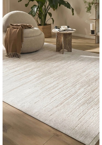 Hoom Rugs İmge 2505 Bej Soft Desenli Akrilik Salon Halısı