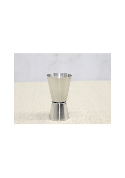 1 Adet Paslanmaz Çelik Kokteyl Ölçeği Bar Jigger 25/50 Ml, Ölçüm Kabı, Bartender Ölçer 9x5 Cm