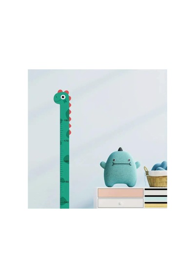Sevimli Dinozor Boy Ölçüsü Sticker Çok Renkli - 717530269 Çok Renkli