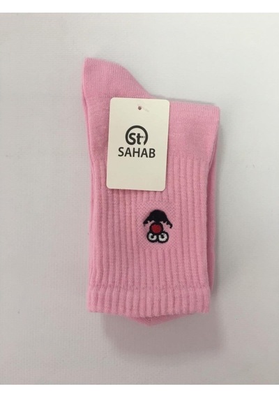 Sahab 10770 Kadın Tenis Nakışlı Soket Çorap