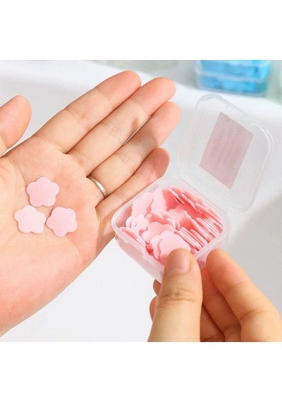 24 Adet Sevimli Sabunlar Mini 1.2-1.5 CM Boyutunda Seyahat - Piknik - Okulda 3840pcs 10 Mix:kalp- Yuvarlak-çiçek