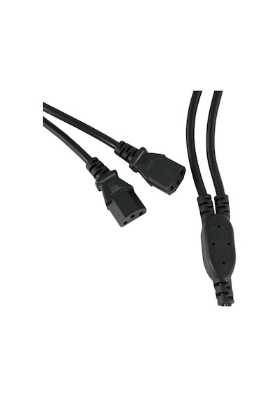 Trilogic Power Kablo - Tek Priz Çift Güç Çıkışlı