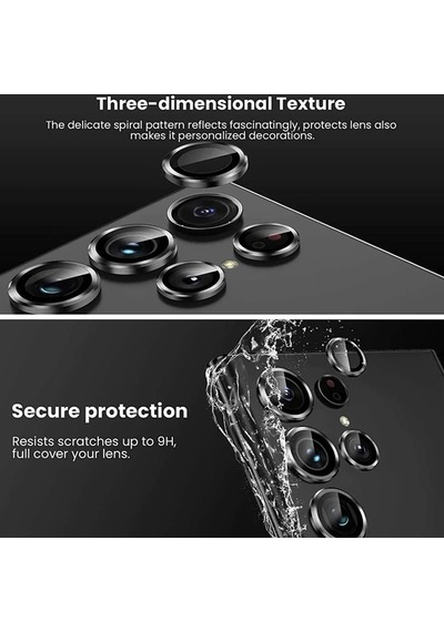 Galaxy S23 Plus İle Uyumlu Kamera Lens Koruyucu Ineffable Kamera Lens Koruma Gold Diğer