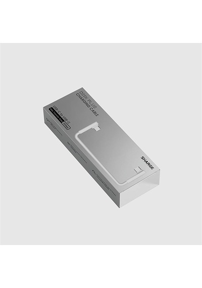 Sharge L Tipi Usb-c Kablo: Dayanıklı Ve Ergonomik Şarj - Siyah