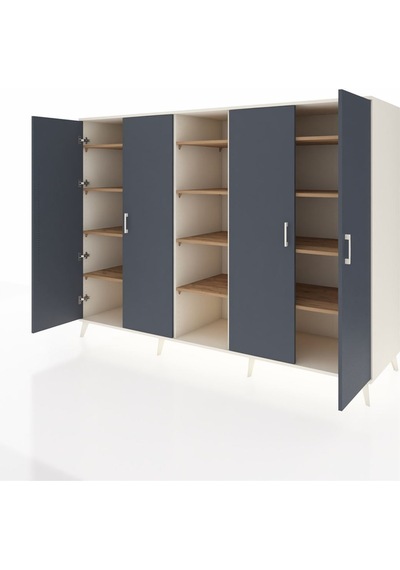Kronos Dolap 12 Raflı 4 Kapaklı 220x59x163 Aytaşı-antrasit/çam Antrasıt/atlas Çam - Aytası Kronos Dolap 12 Raflı 4 Kapaklı 220x59x163 Aytaşı-antrasit/çam Antrasıt/atlas Çam - Aytası