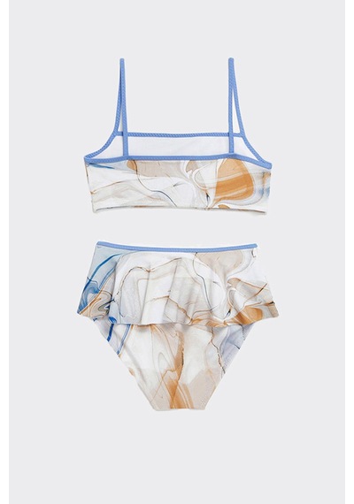 Panço Moeva Kız Çocuk Mavi Bikini 636109