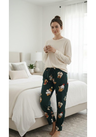 Sude Kadın Pijama Altı Yeşil
