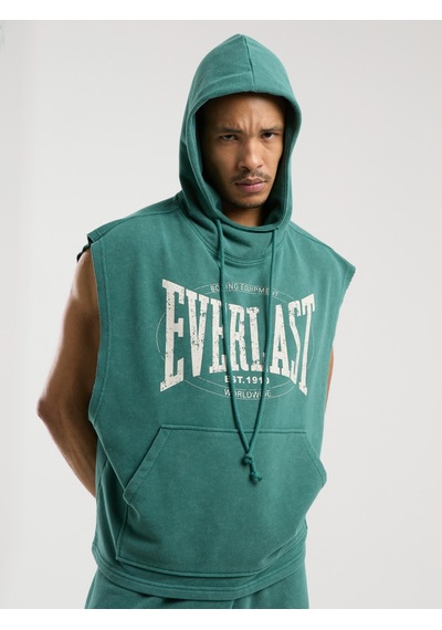 Everlast Authentic Boxing Oversize Koyu Yeşil Kolsuz Erkek Sweatshirt Koyu Yeşil