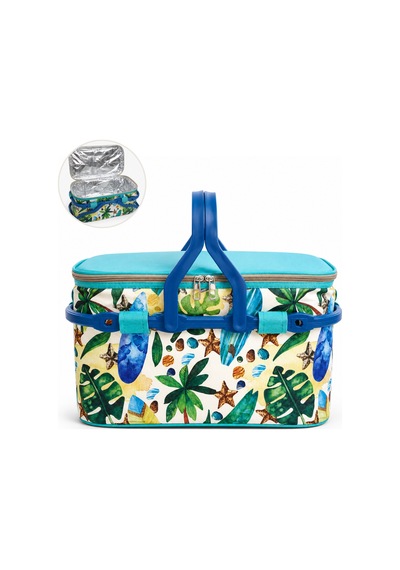 25 Lt Piknik Sepeti 1308 Picnic Bag -362 Karışık/Çok Renkli