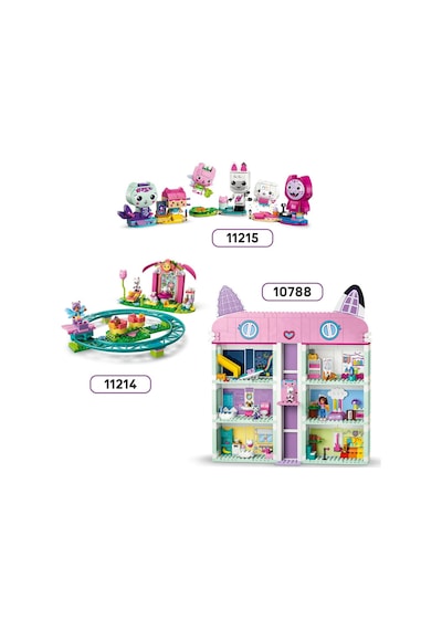 LEGO® Gabby’s Dollhouse Peri Kedi’nin Bahçe Evi 11212 - 4 Yaş ve Üzeri için Aksesuarlar İçeren Oyuncak Yapım Seti (103 Parça)