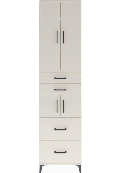 Arges Dolap 4 Raflı 4 Çekmeceli 4 Kapaklı 60x30x243 Aytaşı-ay... Aytaşı