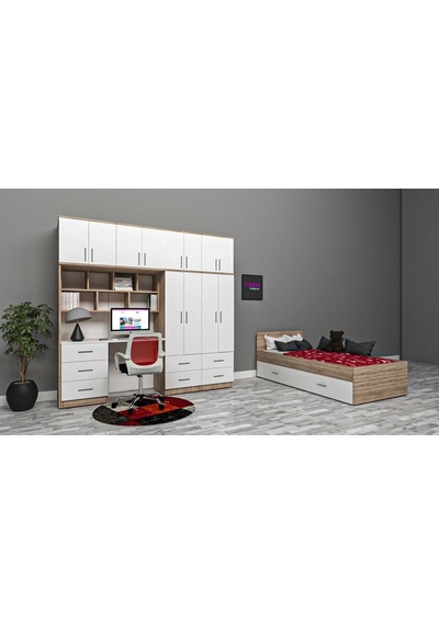 Montana Genç Odası Takımı Mdf Antrasit Montana Genç Odası Takımı Mdf Antrasit