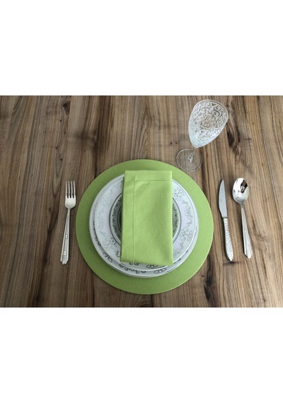 Elma Yeşili Supla 33 Cm 6 Adet Mdf Dahil Çok Renkli