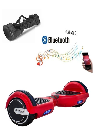 Citymate Hoverboard Elektrikli Kaykay Bluetooth Çantalı 6.5 Kırmı