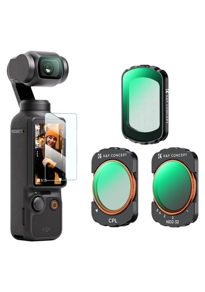 K&f Concept Magnetic Cpl + Black Mist 1/4 + Nd2-32 Filter Djı O