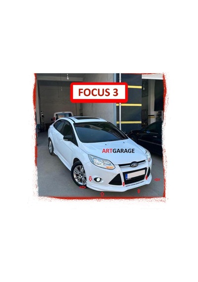Frd Focus 3 Kasa Ön Ek 2012-2014 -fiberglass-boyasız