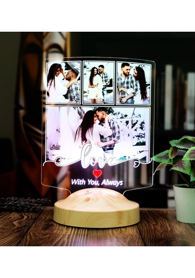 Fotoğraflı Love Led Lamba Eşe & Sevgiliye Anlamlı 14 Şubat Hediyesi
