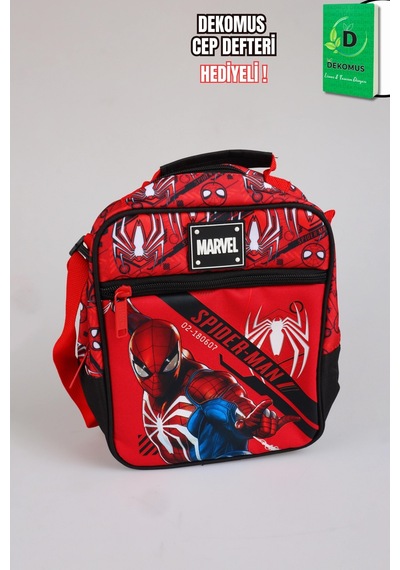 X Dekomus Lisanslı Spiderman Gamevers Collection Termoslu Beslenme Çantası Dekomus Cep Defteri Hediyeli Altın