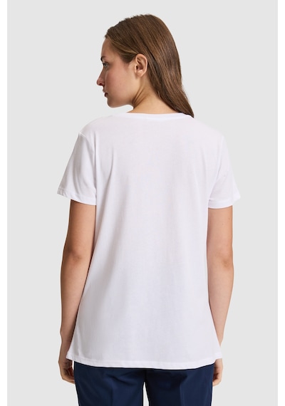 U.S. Polo Assn. U.s. Polo Assn. Kadın Beyaz Tişört 50323540-vr013