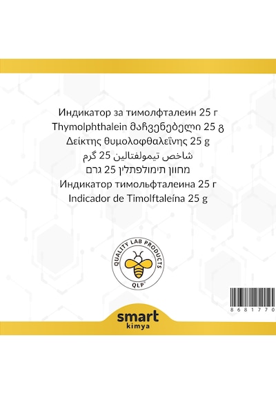 Timolftalein İndikatörü 25 G