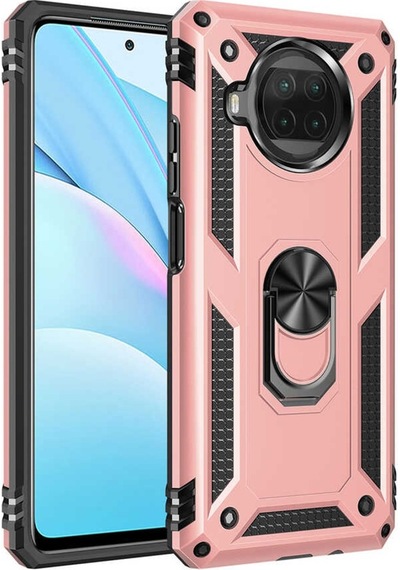 Xiaomi Redmi Note 9 Pro 5G Kılıf Vega Yüzük Standlı Zırh Kılıf