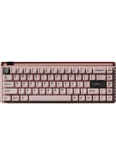 Made68 Pro+ Pink Light %65 Ttc Purple Heart Kom Manyetik Sw 8k He Hotswap Rgb İngilizce Klavye