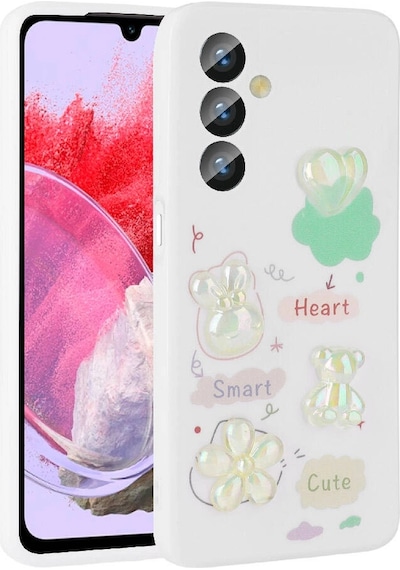 Samsung Uyumlu Galaxy M34 5g Kılıf Kabartma Figürlü Parlak Zore Toys Silikon Kapak Çok Renkli
