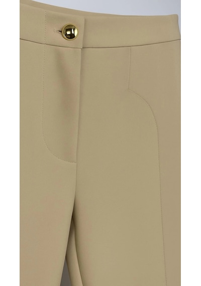 Sentez Sz-5603-b Bej Renk Milano Boru Paça Pantolon Çok Renkli