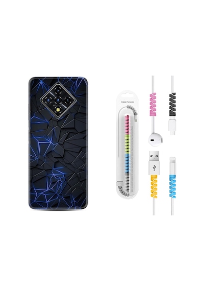 Infinix Zero 8 Kılıf Kablo Koruyuculu Karmaşık 1874