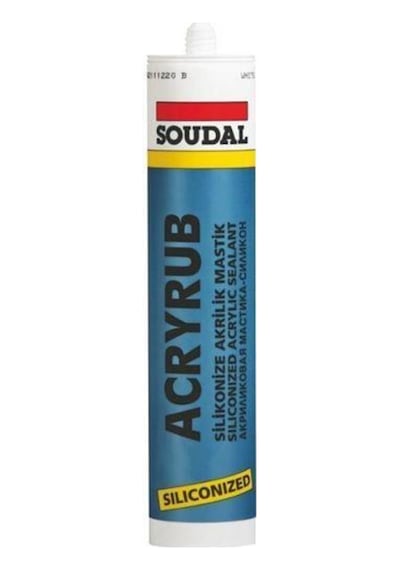 Soudal Acryrub Silikonize Mastik 310 Ml Antrasit
