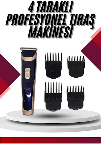 Tıraş - 738 - Makinesi Vücut Tüy Kesme Kısaltma Şekillendirme Paslanmaz - Muratech - Çelik Bıçaklı Diğer