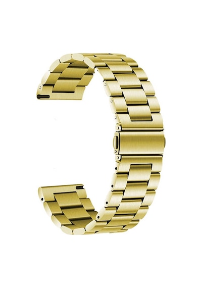 Samsung Galaxy Watch 42mm İle Uyumlu Kordon Ayarlanabilir Baklalı Metal Kordon