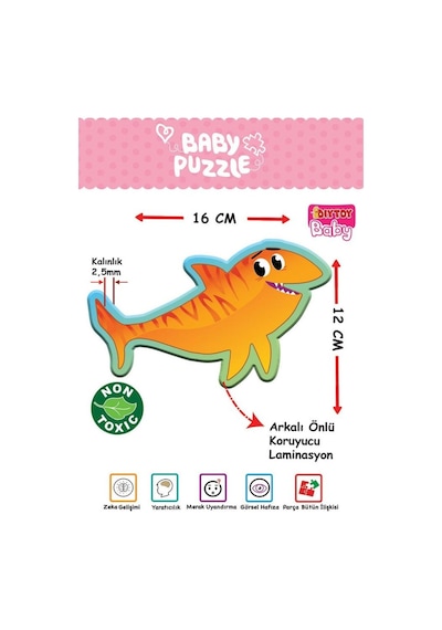 Baby Puzzle - Benim İlk Deniz Canlılarım Puzzle