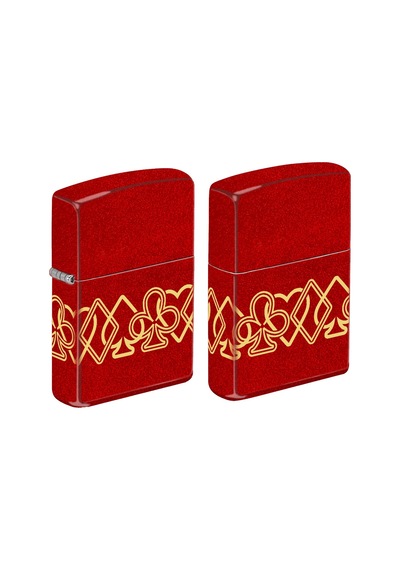 Zippo Suits Design Çakmak Çok Renkli